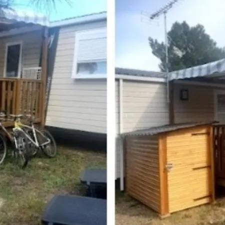 Des Dunes De Contis Mobilhome 3ch, Кемпинг